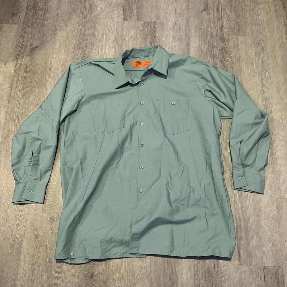 Dickies industrial wear button up